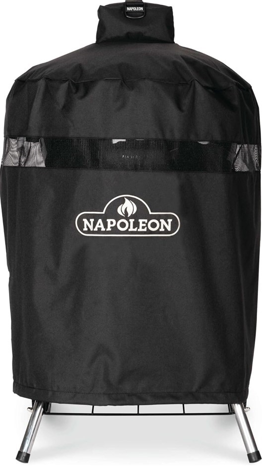 2 x NAPOLEON NK18 Charcoal Grill Covers, Black.