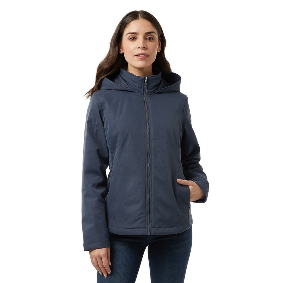 32DEGREES Women's Soft Tech Down Jacket, Size M, Navy. Buyers Note - Disco