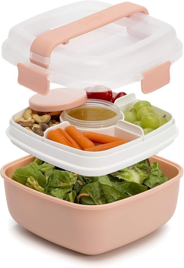GOODFUL Stackable Lunch Box Container, Bento Style Food Storage with Remove