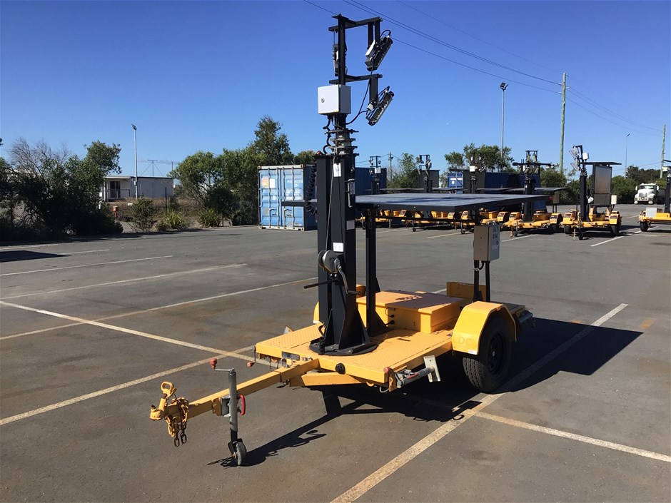 <p>2018 Global Traffic Equipment SLT Single Light Tower Trailer</p>