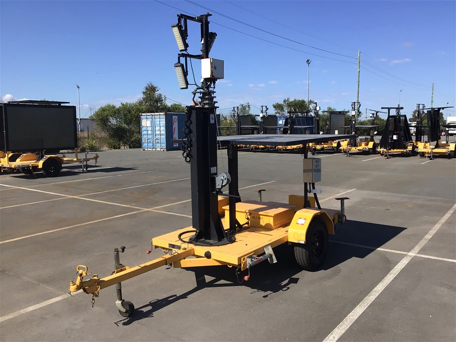 <p>2018 Global Traffic Equipment SLT Single Light Tower Trailer</p>