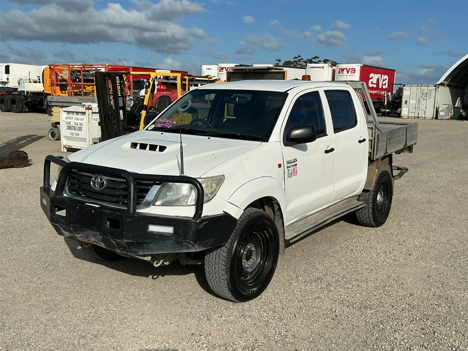 2012 Toyota Hilux 4X4 SR KUN26R Turbo Diesel Auto Dual Cab