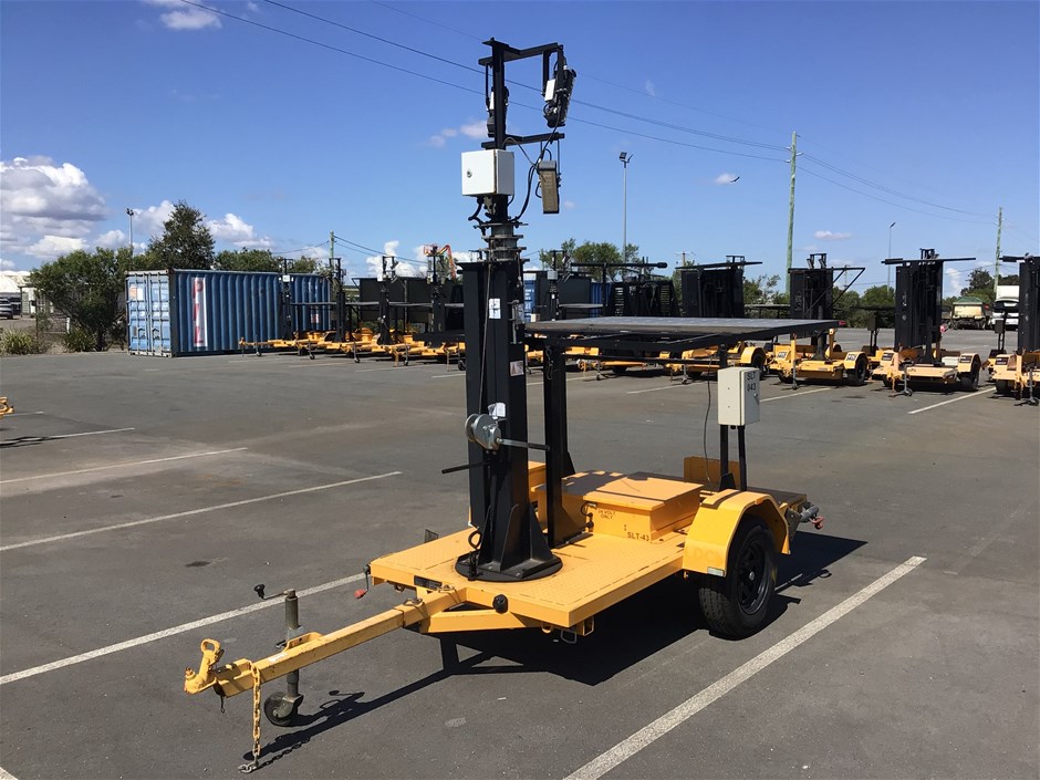 2018 Global Traffic Equipment SLT Single Light Tower Trailer