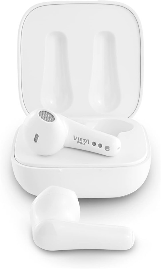 VIETA Pro Feel True Wireless Headphones (White).  Buyers Note - Discount Fr