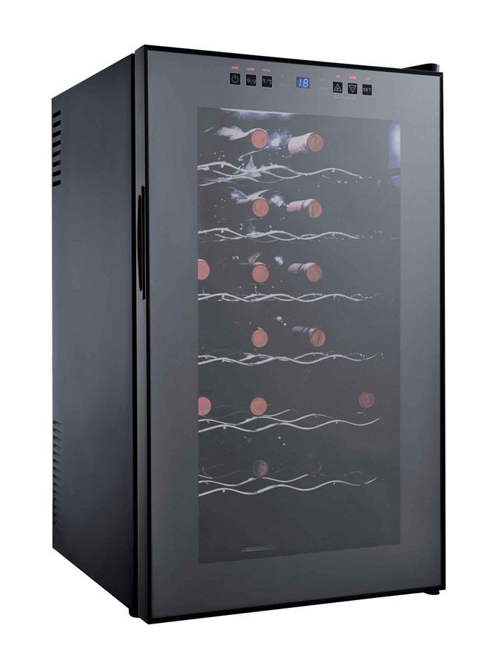 Dome 28 Bottle Wine Cooler - Black