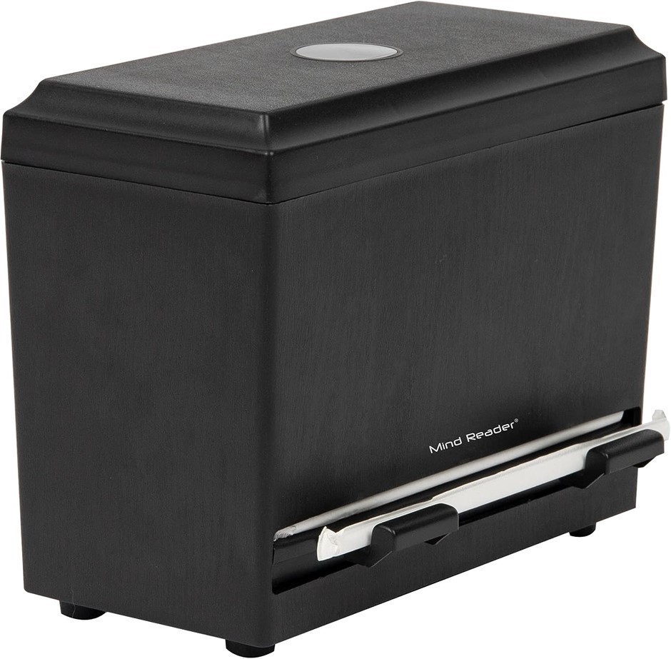 MIND READER Anchor Collection, One Touch Straw Dispenser, Countertop Organi