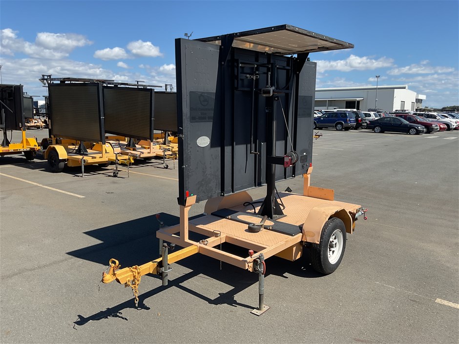 2015 Giga Signs VMS1 Single Variable Message Sign Trailer