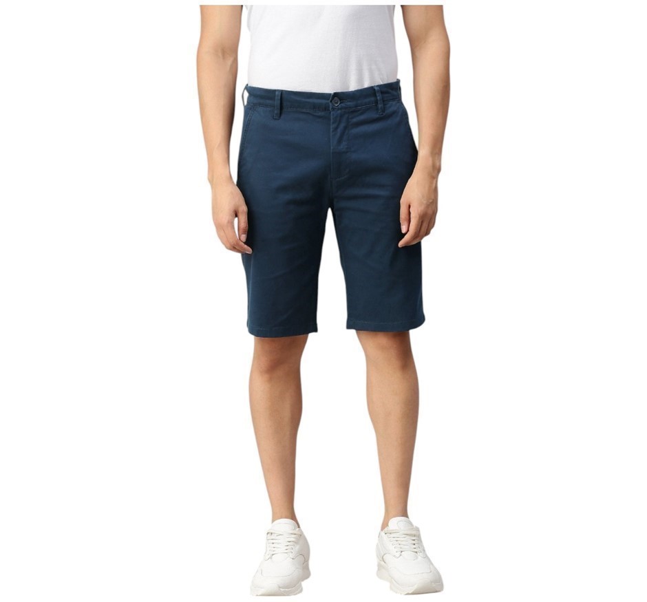LEVI'S Men's 502 Taper Chino Shorts, Size 38, 100% Cotton, Navy (0043), 524
