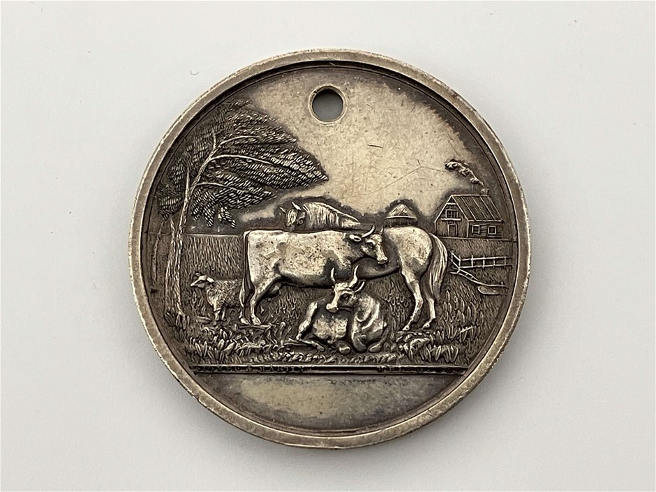 AUS Hampden & Heytesbury Pastoral & Agricultural Society silver medal