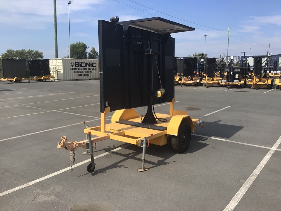 2013 Giga Signs VMS1C Single Variable Message Sign Trailer