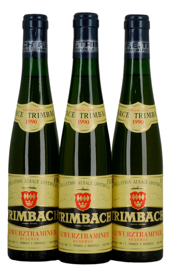Trimbach Reserve Gewurtztraminer Riesling 1990 (3x 375mL)