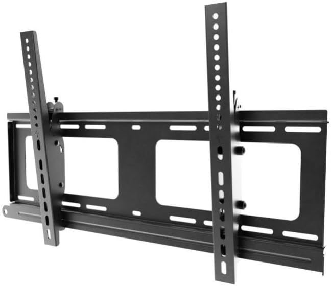 ATDEC Heavy Duty Tilt Wall Mount, VESA up to 600x400, Max Load 80kg, Black,