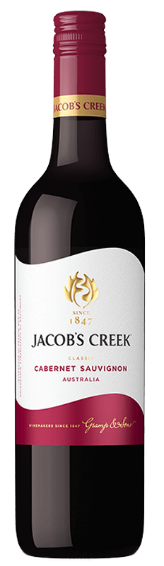 Jacobs Creek Classic Cabernet Sauvignon (6x 750mL), SE AUS.