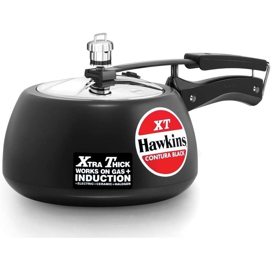 HAWKINS Contura XT Pressure Cooker, 3L, Black, CB30E.