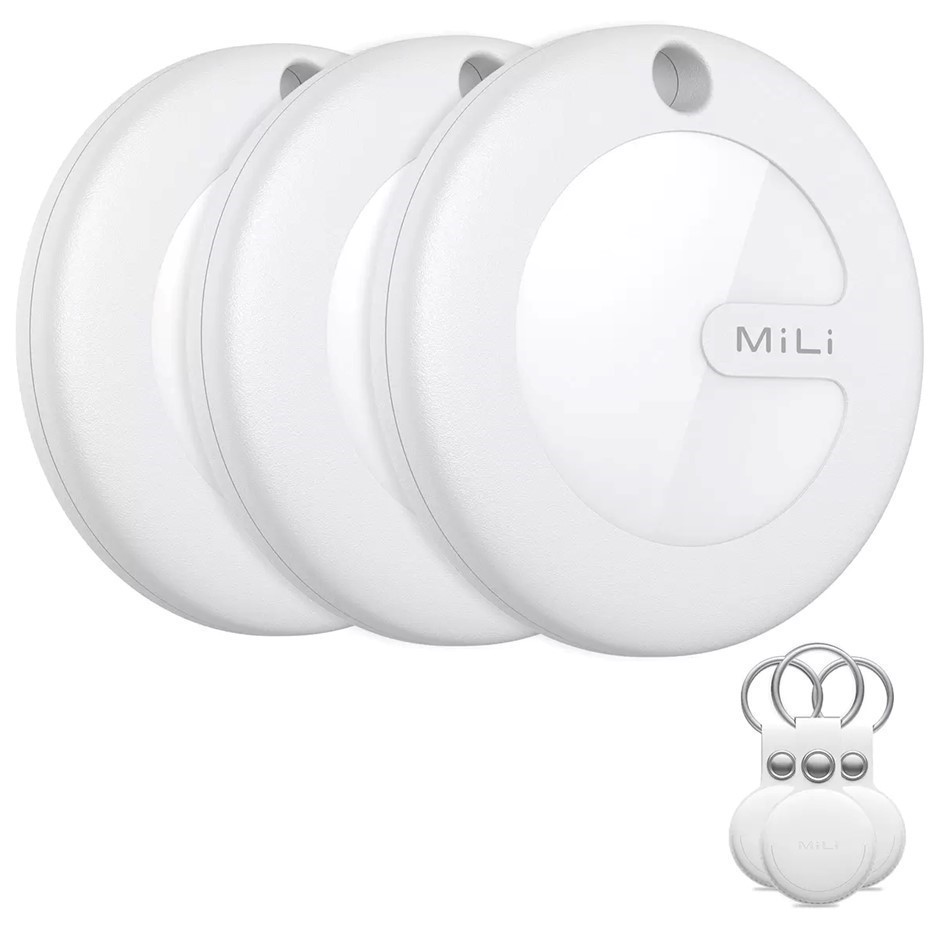 MILI MiTag Item Finder, 3 Pack, White, Model HD-P16W3. Buyers Note - Disco