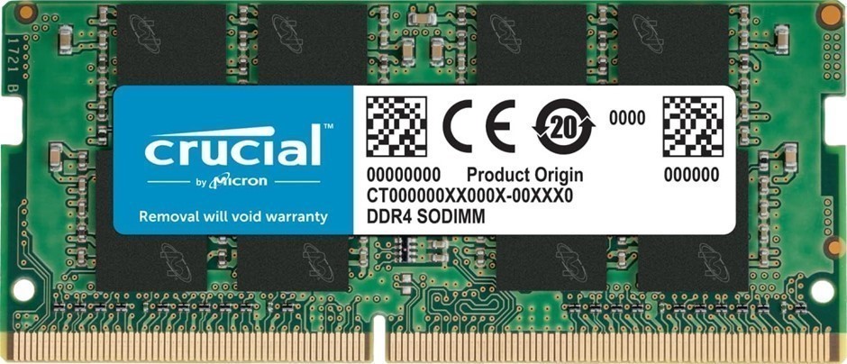 CRUCIAL CT16G4SFD824A 16GB (1x16GB) DDR4 SODIMM 2400MHz CL17 Single Stick N