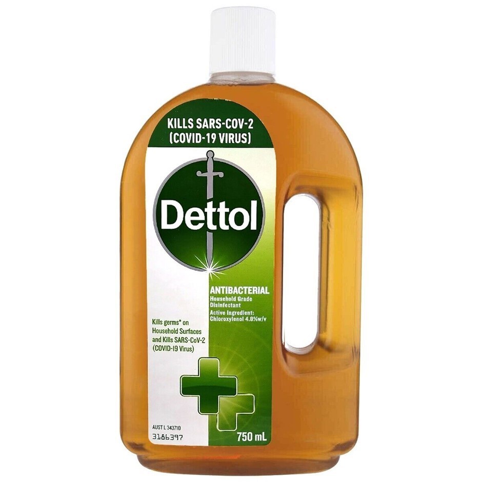 3 x DETTOL Antibacterial Household Grade Disinfectant 750mL, 3186397.