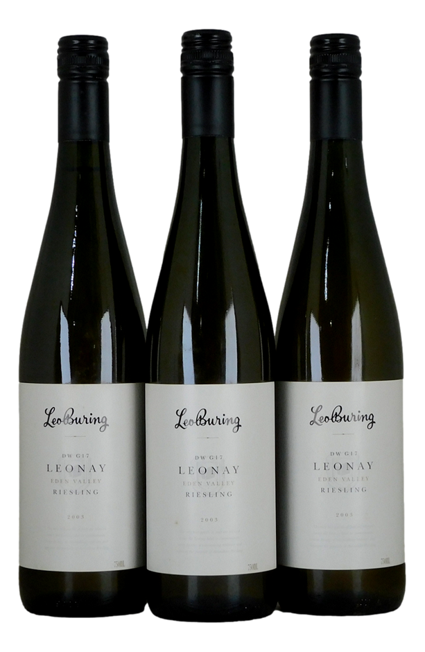 Leo Buring Leonay Eden Valley Riesling 2003 (3x 750mL)