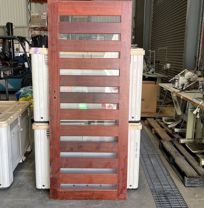 Unreserved - Solid Timber Entrance Glass Door