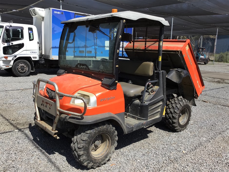 Kubota RTV Tipper Buggy & Lamborghini Plus 990-F Tractors