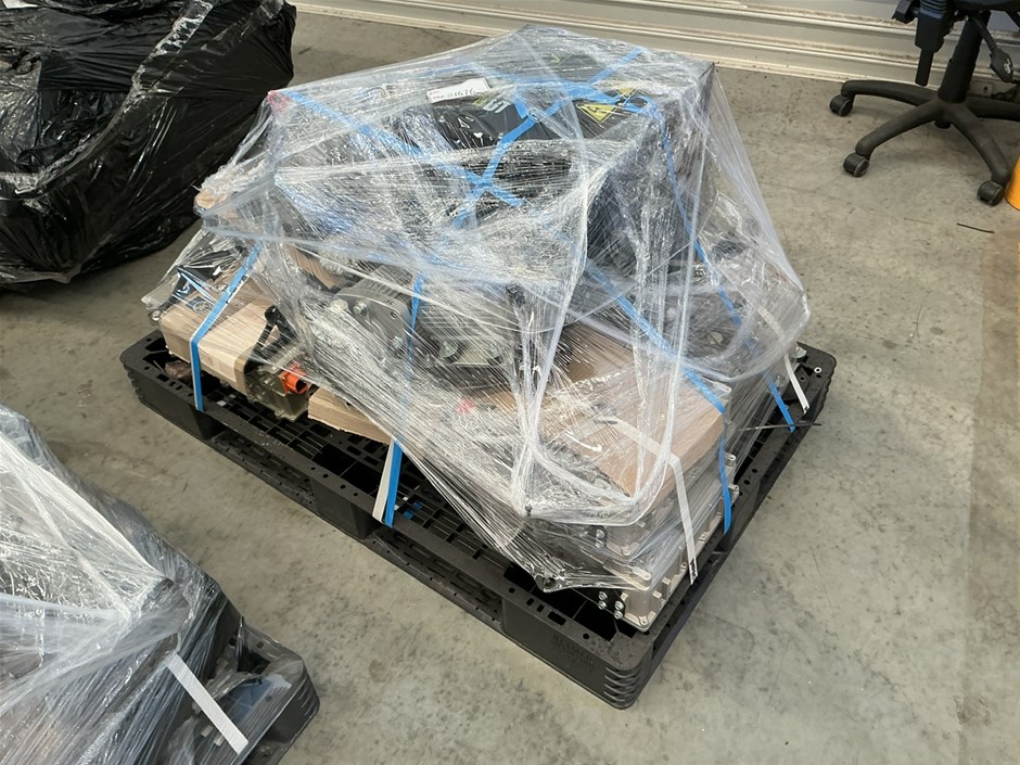 <p>Pallet of Rivian Spare Parts </p>