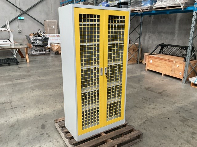Lockable Wire Cabinet