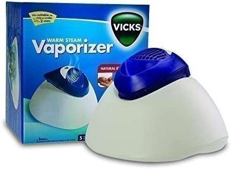 VICKS Warm Steam Vaporiser, Nightlight, Relieves Cold & Flu Symptoms.