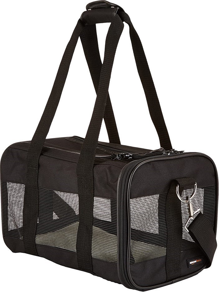 AMAZON BASICS Pet Carrier Bag, Small, 35.5 x 23 x 23cm, Recommended Max Loa