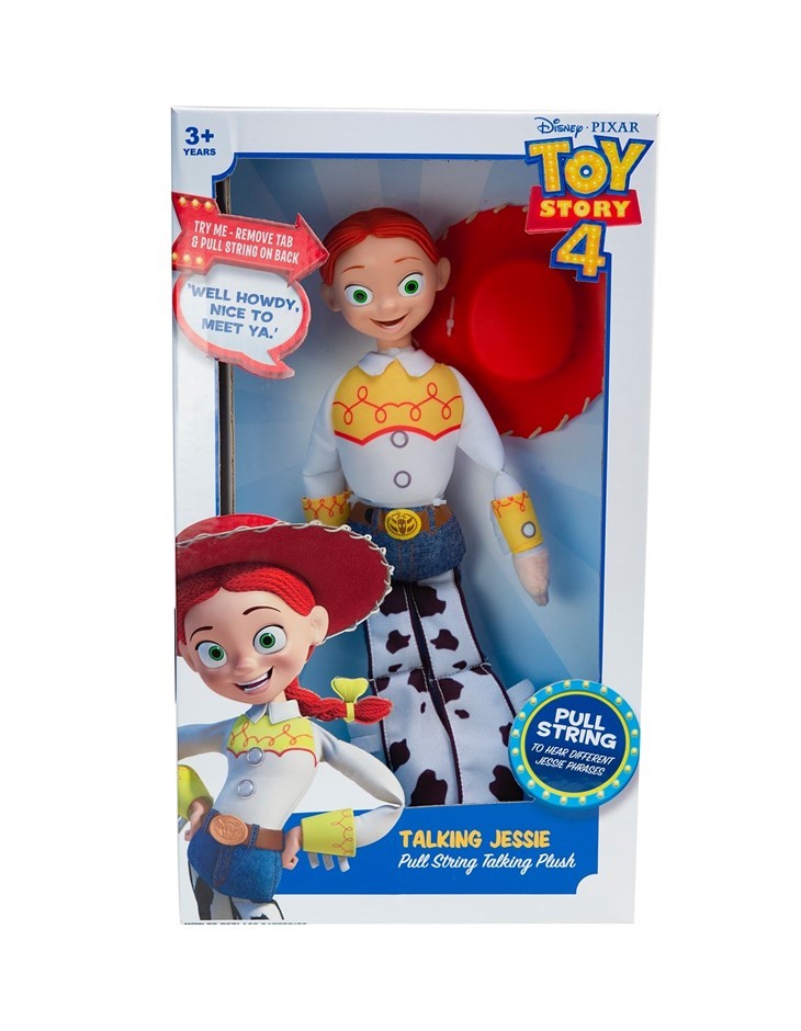 DISNEY Toy Story 4 Talking Plush - Jessie. NB: Opened Packaging, Untested &