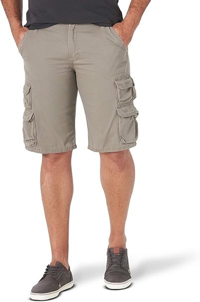 WRANGLER Authentics Men's Premium Twill Cargo Short, Size 42, 100% Cotton,