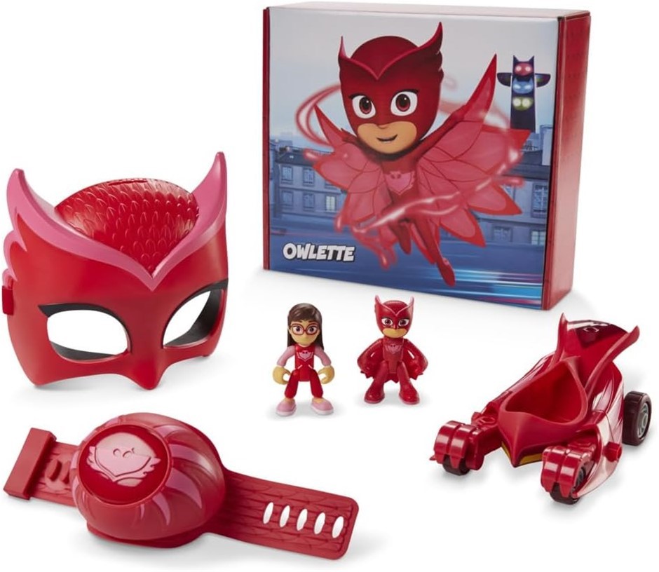 HASBRO PJ Masks Owlette Power Pack Preschool Toy Set with 2 PJ Masks Action