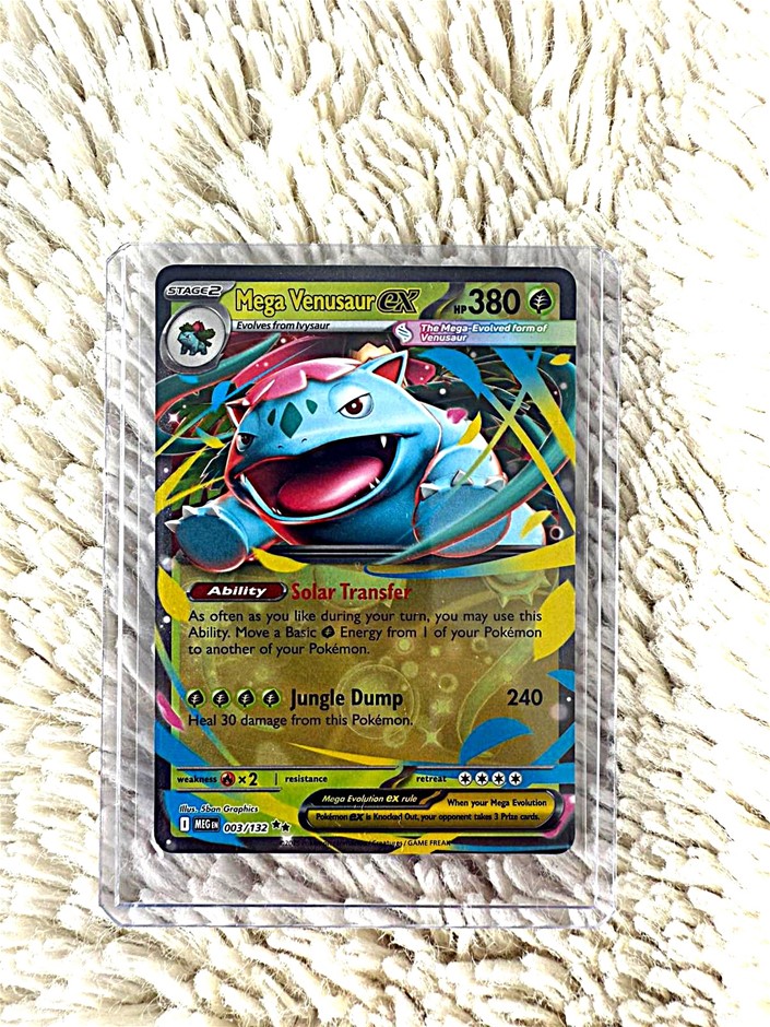 Mega Venusaur EX #003/132  English  Double Rare (RR) Auction  (0003-2574503) | Grays Australia