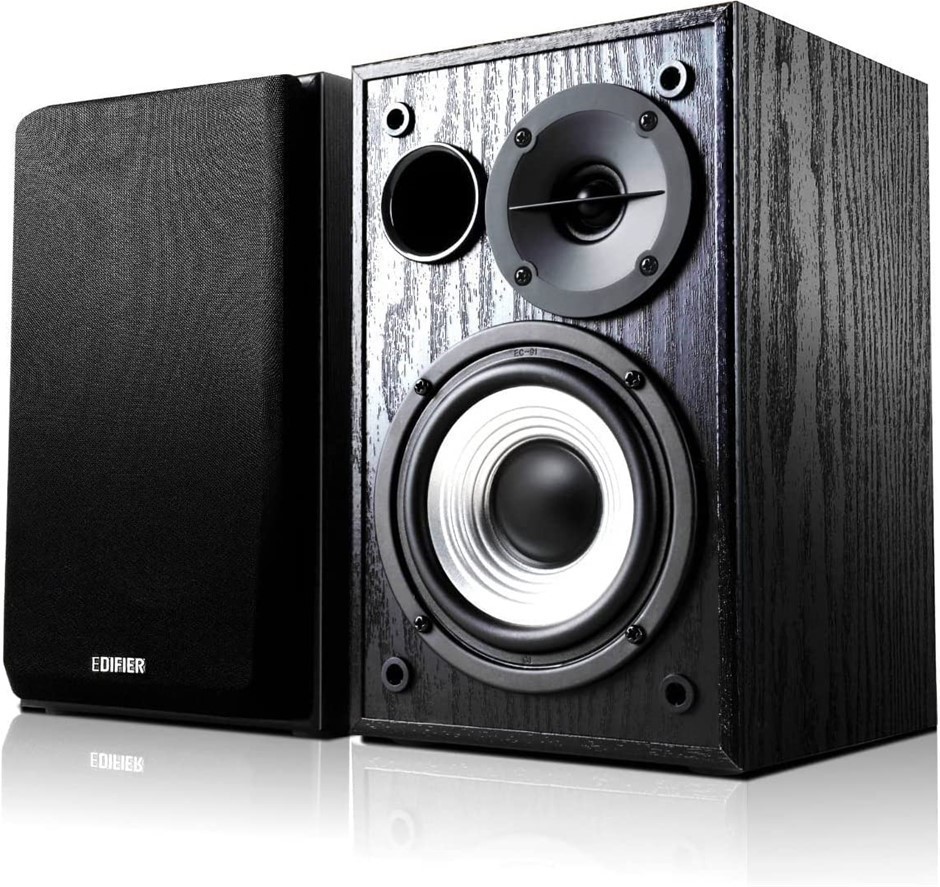 EDIFIER R980T Active Bookshelf Speakers System - 2.0 Computer Speaker, 24W,