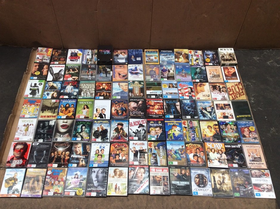 Mixed Different types of movie DVDs (Lot of 91) Auction (0023-2574642 ...