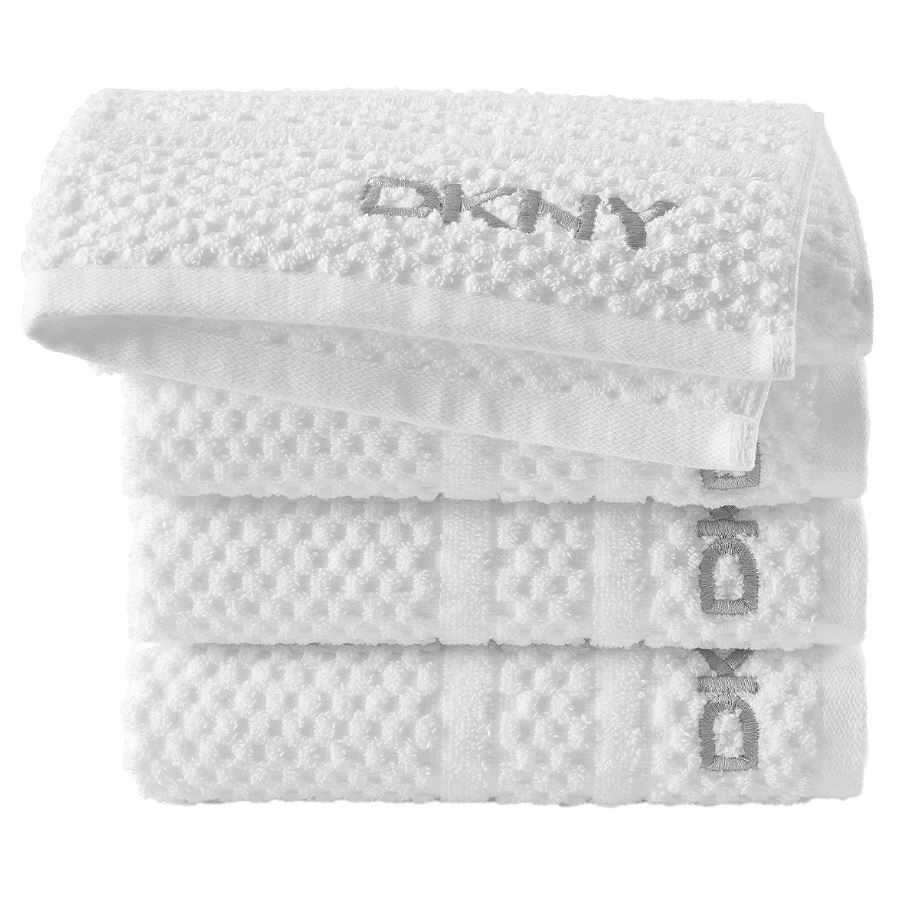 9 x DKNY Bathroom Hand Towels, Assorted Colours.