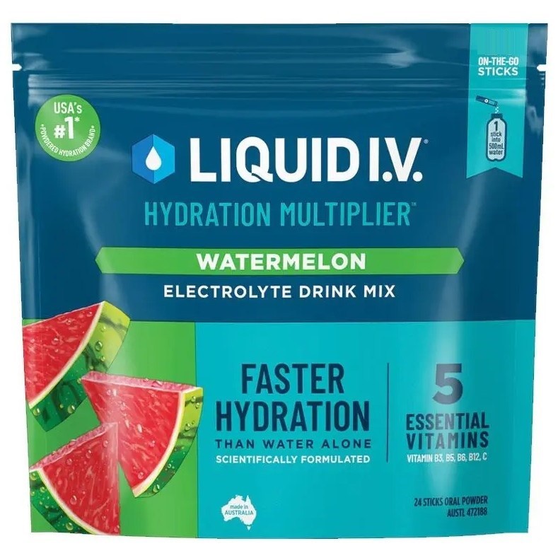 2 x Assorted LIQUID IV Hydration Multiplier Electrolyte Drink Mix, Incl: Wa