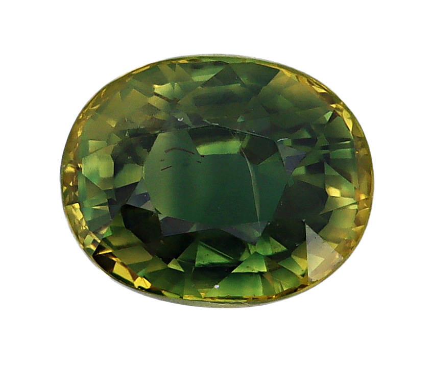 1.96 Carats Green Sapphire