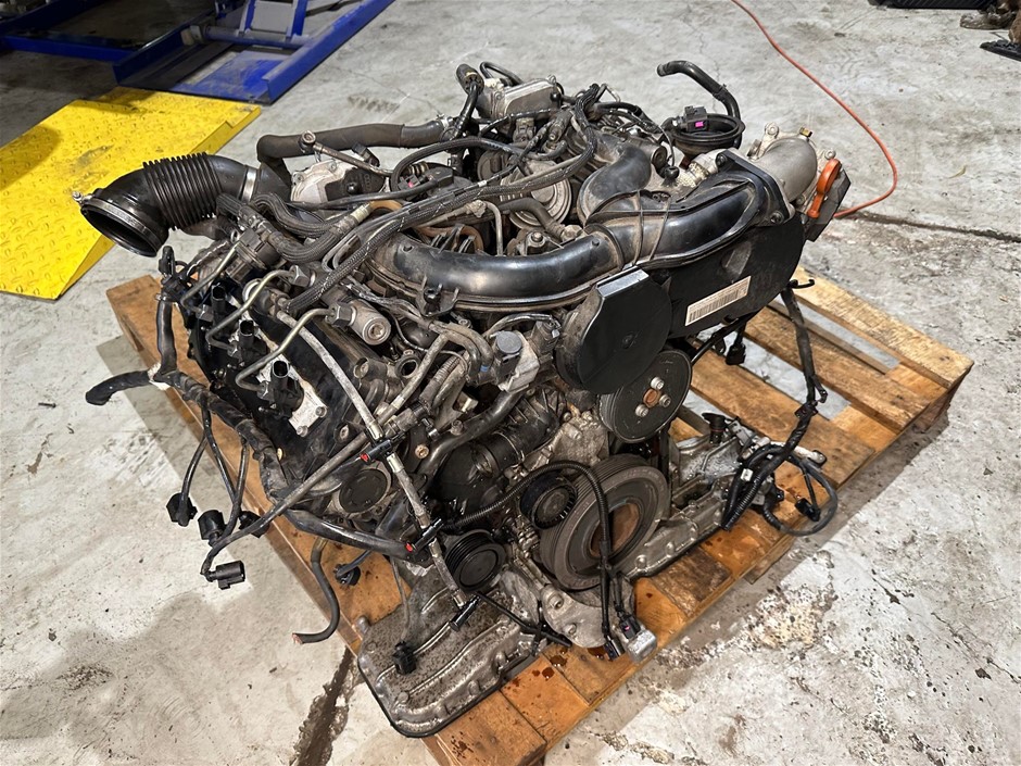 1 x Audi 3.0TDI 6 Cylinder Diesel Engine ASB code 140,000KM Auction ...