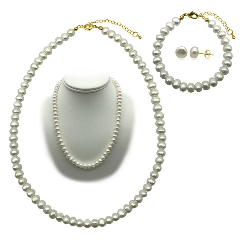  M&N Emporium - Luxurious Pearl Jewellery Sets + Free Gift!!