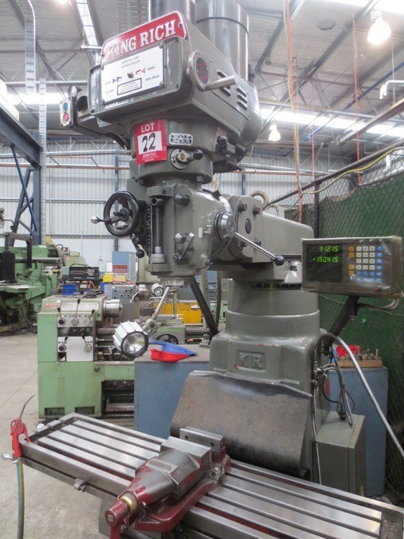 2003 King Rich milling machine, Model KRV3000, Serial No, F12109