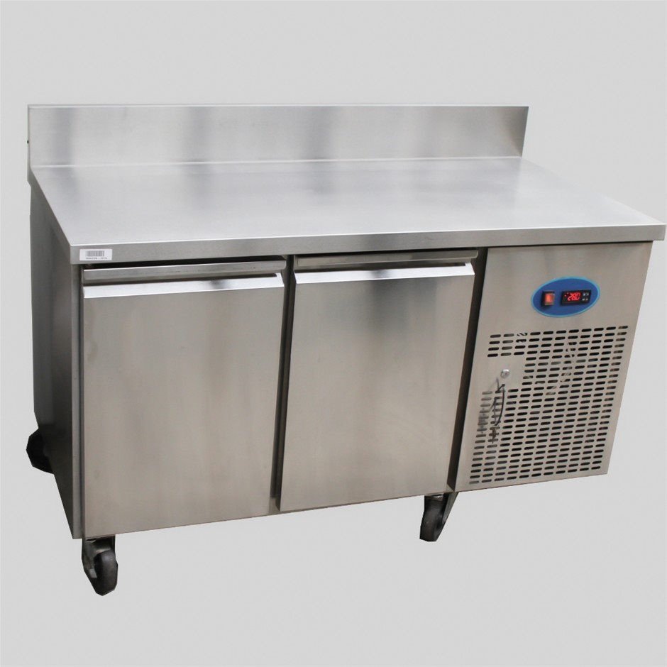 Quipwell 2 Door Under Bench Freezer With Splashback