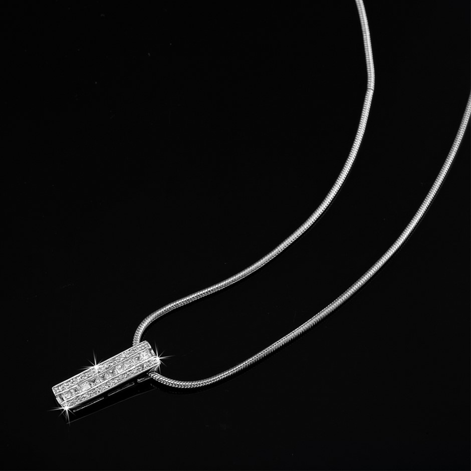 Pave Pendant Featuring 30 Crystals by Swarovski®