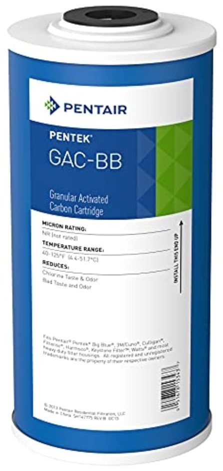 PENTEK GAC-BB Drinking Water Filter (9-3/4" x 4-1/2").