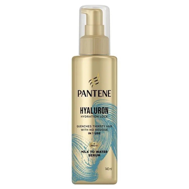 2 x PANTENE Hyaluron Leave-In Hair Serum, 140mL.