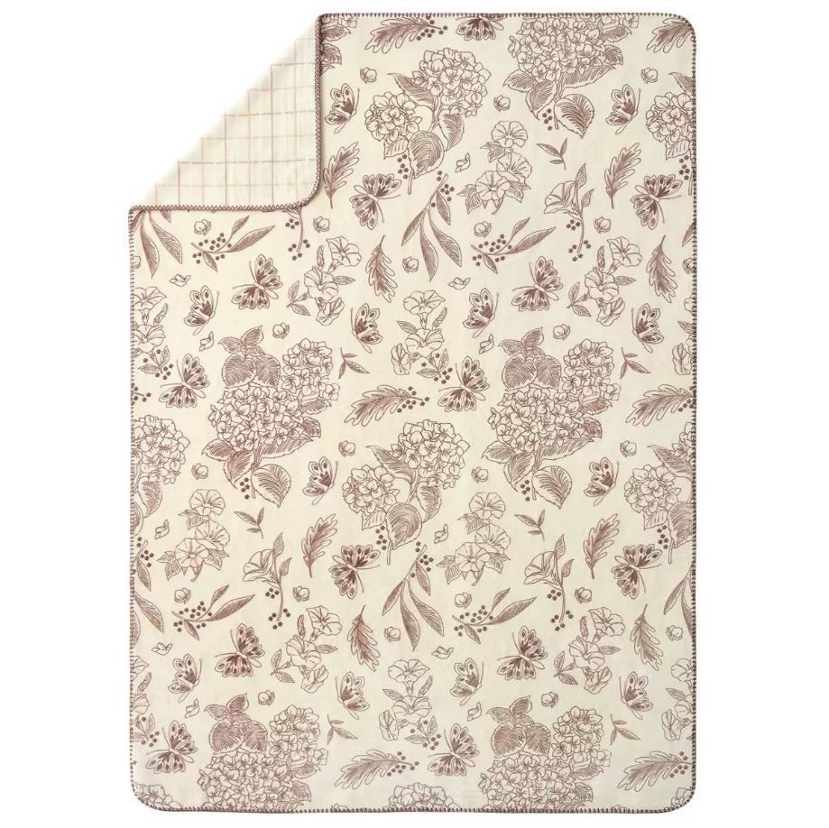 CASUAL LIVING Reversible Plush Throw 127 x 177cm, Shelby.