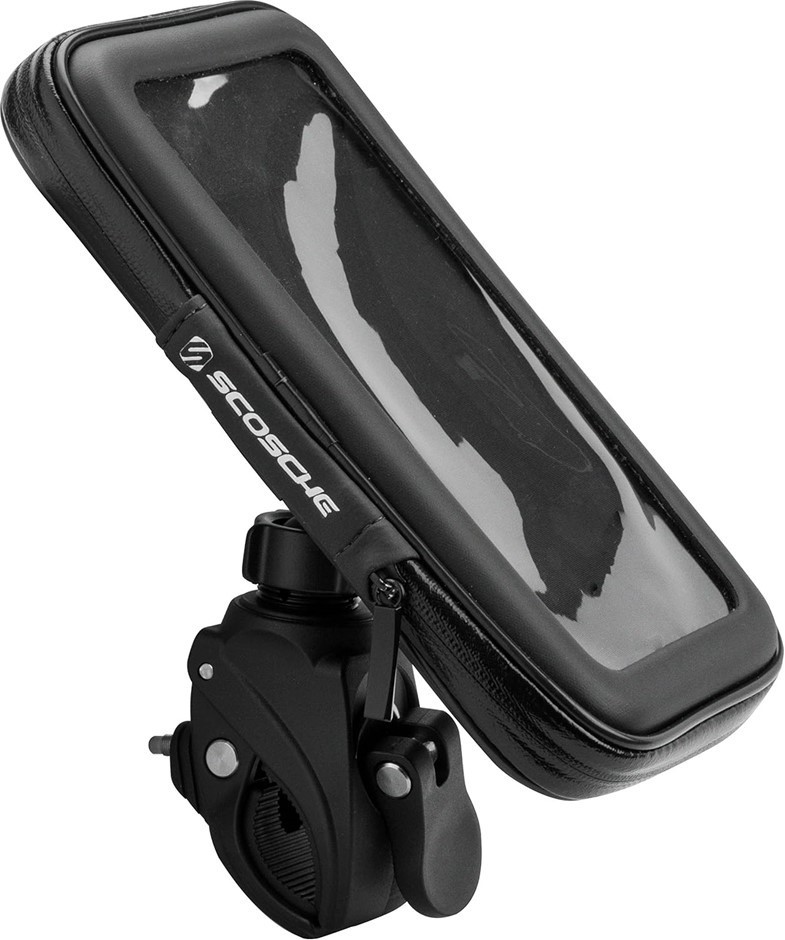 SCOSCHE PSM11002 TerraClamp Tube Phone Mount,Black, 3-in-1 Quick Release.