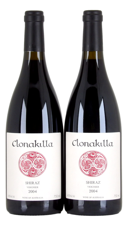 CLONAKILLA Shiraz Viognier 2004 (2x 750mL), Canberra District. 5* Prov