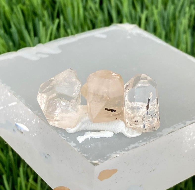 40.40 CT Naturally Terminated Rose Gold Topaz Specimen