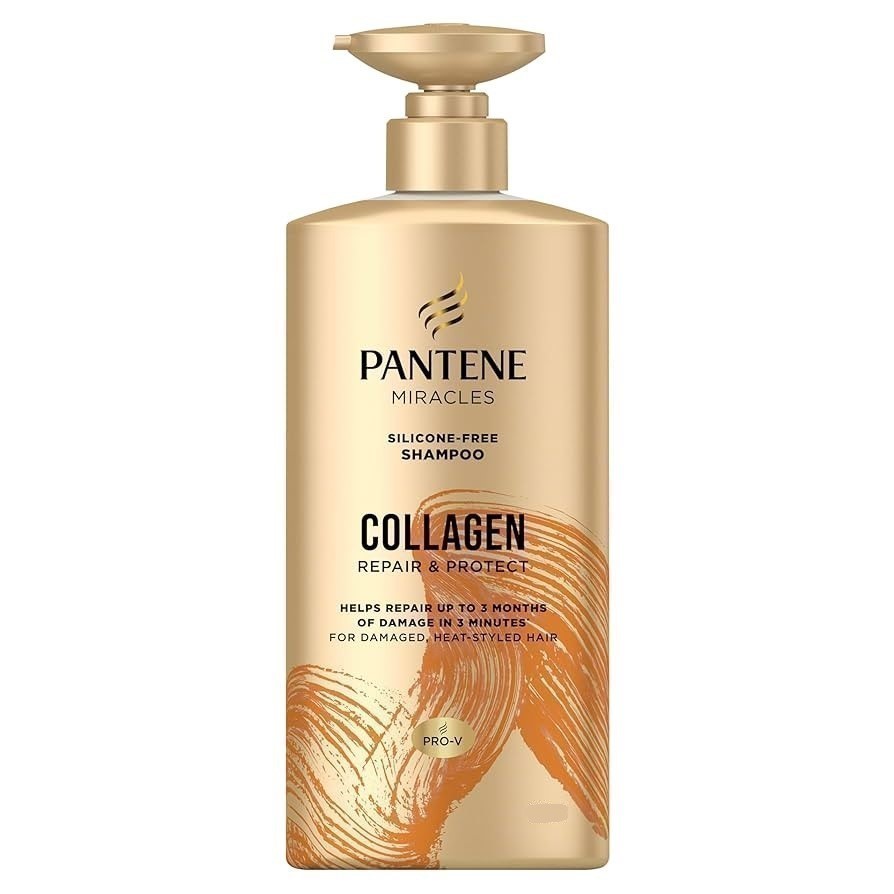 2 x PANTENE Miracles Pro-V Collagen Shampoo, 950mL.