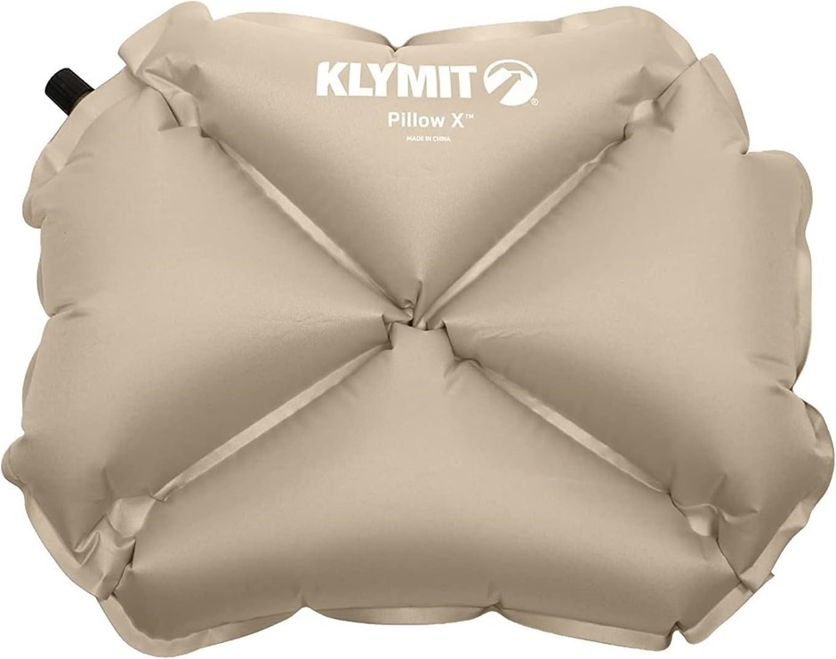 KLYMIT Pillow X Inflatable Camping Travel Pillow.
